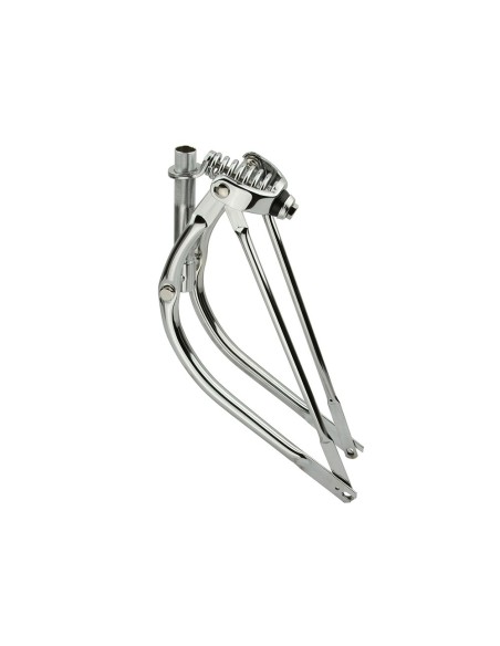 20 Lowrider Bent Spring Fork 1 Inch Chrome.